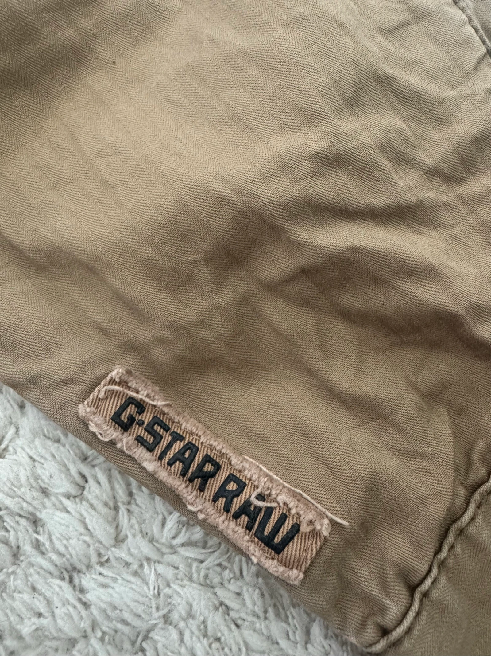 G-Star RAW Officer Delta Military Field Jacket Brown Utility Cotton Vintage L – photo 5